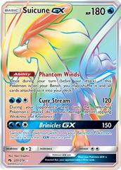 Suicune GX #220 Pokemon Lost Thunder Prices
