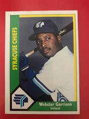 Webster Garrison #16 Baseball Cards 1990 CMC Syracuse Chiefs Prices