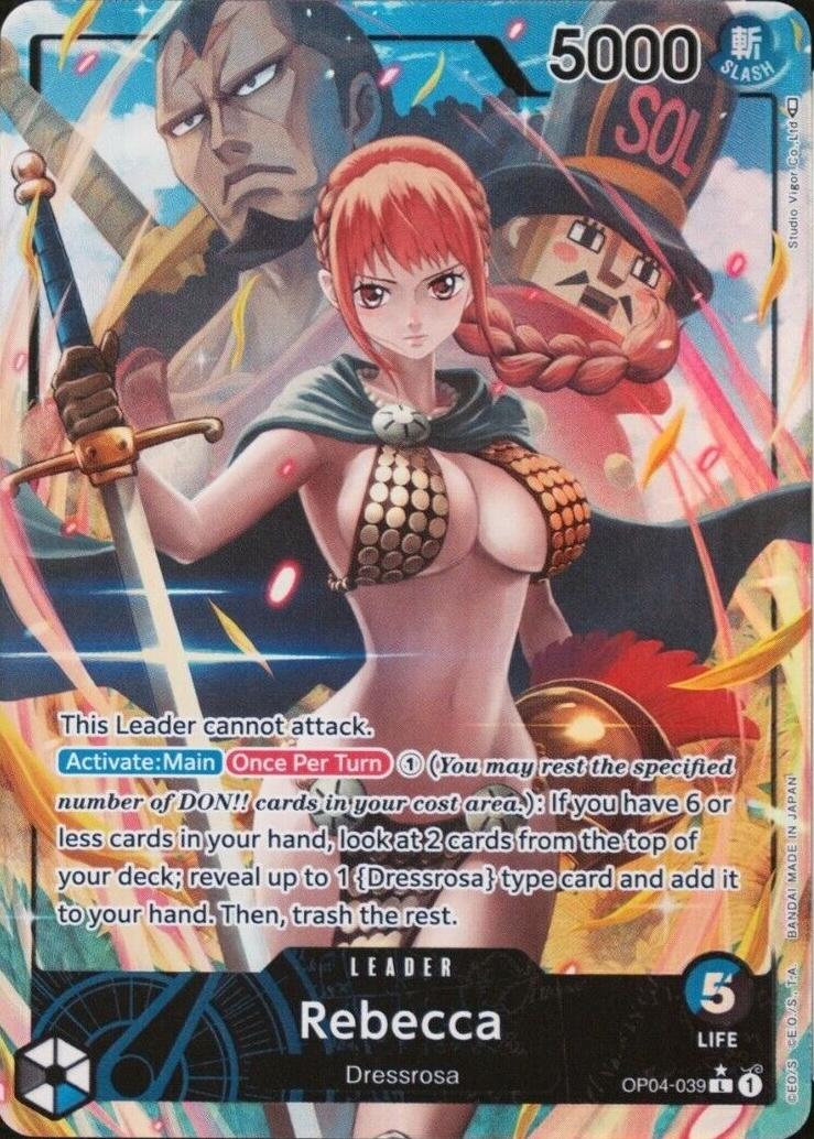 Rebecca [Alternate Art] OP04-039 One Piece Kingdoms of Intrigue