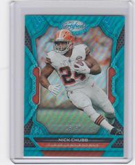 Nick Chubb [Teal] #23 Football Cards 2022 Panini Certified Prices