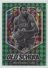 Moses Malone [Green Mosaic] #7 Basketball Cards 2019 Panini Mosaic Old School Prices