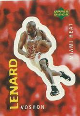 Voshon Lenard #245 Basketball Cards 1997 Collector's Choice International European Stickers Prices