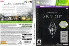Slip Cover Scan By Canadian Brick Cafe | Elder Scrolls V: Skyrim [Platinum Hits] Xbox 360
