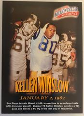 Kellen Winslow Football Cards 1997 Fleer Million Dollar Moments Prices