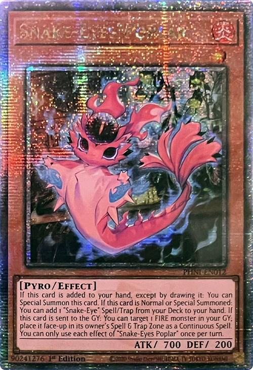 Snake-Eyes Poplar [Quarter Century Rare] PHNI-EN012 YuGiOh Phantom Nightmare