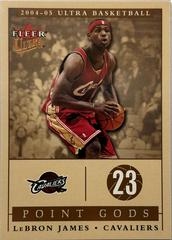 Lebron James Basketball Cards 2004 Ultra Point Gods Prices