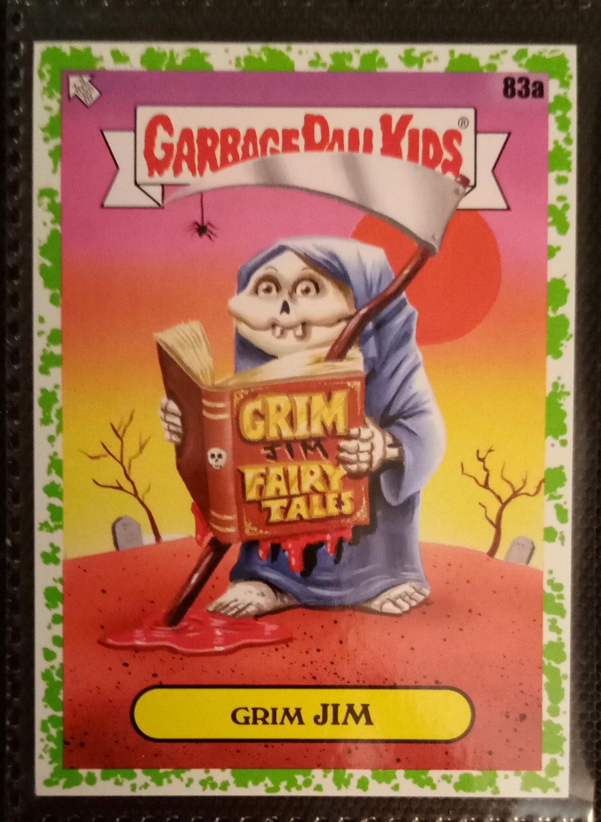 Grim Jim [Green] #83a Garbage Pail Kids Book Worms