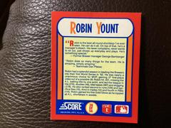 Robin Yount Baseball Cards 1990 Score Magic Motion Trivia Prices