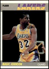 Magic Johnson #56 Basketball Cards 1987 Fleer Prices