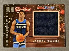 Anthony Edwards #RSW-AED Basketball Cards 2020 Panini Hoops Rookie Sweaters Prices