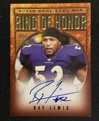 Ray Lewis Football Cards 2002 Topps Ring of Honor Autographs Prices
