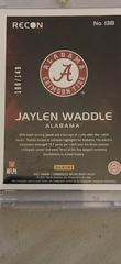 Back | jaylen waddle  [red] Football Cards 2021 Panini Chronicles Draft Picks Recon