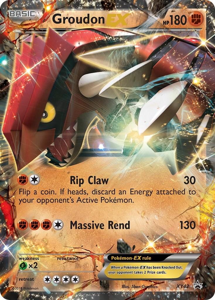 Groudon EX #XY42 Pokemon Promo