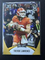 Trevor Lawrence [Gold] #1 Football Cards 2021 Leaf Ultimate Draft Prices