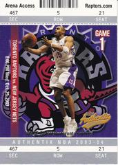 Vince Carter Basketball Cards 2003 Fleer Authentix Prices