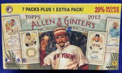 Blaster Box Baseball Cards 2012 Topps Allen & Ginter Prices