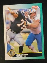 Mike Gann #239 Football Cards 1991 Score Prices