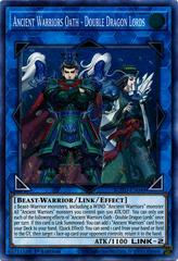 Ancient Warriors Oath - Double Dragon Lords [1st Edition] YuGiOh Rise of the Duelist Prices