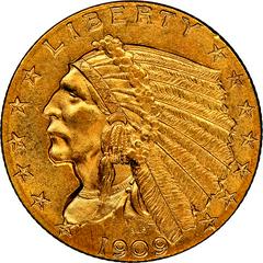 1909 Coins Indian Head Quarter Eagle Prices
