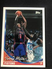 Terry Mills #21 Basketball Cards 1993 Topps Prices