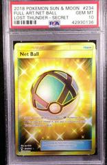 4 x Net Ball 187/214 Lost Thunder Pokemon Card TCG Online