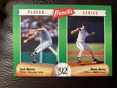 Jack Morris, Steve Avery #18 Baseball Cards 1992 French's Prices