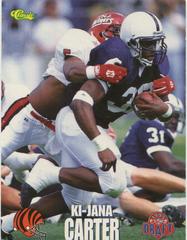 Ki Jana Carter Football Cards 1995 Classic NFL Rookies Prices