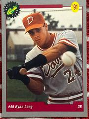 Ryan Long #40 Baseball Cards 1991 Classic Draft Picks Prices