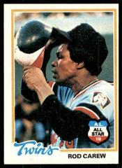 Rod Carew #580 Baseball Cards 1978 Topps Prices