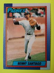 Benny Santiago #35 Baseball Cards 1990 Topps Tiffany Prices