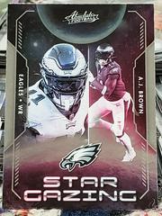 A. J. Brown #SG-14 Football Cards 2023 Panini Absolute Star Gazing Prices
