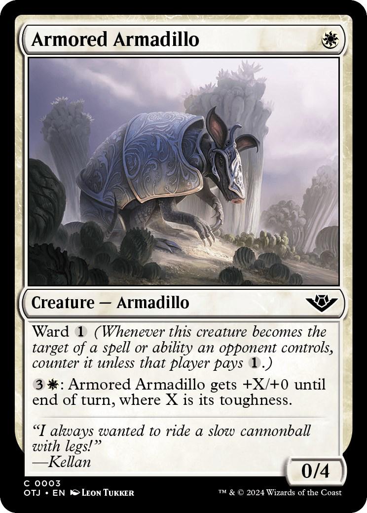 Armored Armadillo #3 Magic Outlaws of Thunder Junction