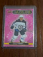 Cole Perfetti [Pink] #DZ-150 Hockey Cards 2021 Upper Deck Dazzlers Prices