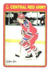 Sergei Fedorov #19R Hockey Cards 1990 O-Pee-Chee Red Army Prices