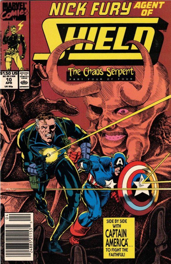 Nick Fury, Agent of S.H.I.E.L.D. [Newsstand] #10 (1990) Comic Books Nick Fury, Agent of S.H.I.E.L.D