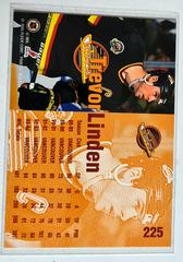 Backside | Trevor Linden Hockey Cards 1994 Fleer