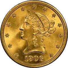 1906 D [PROOF] Coins Liberty Head Gold Double Eagle Prices