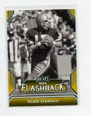 Roger Staubach [Gold] #9 Football Cards 2019 Leaf Draft Flashback Prices