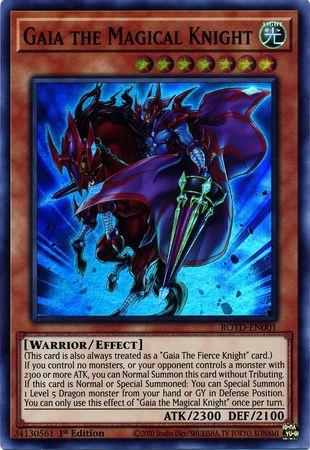 Gaia the Magical Knight [1st Edition] ROTD-EN001 YuGiOh Rise of the Duelist