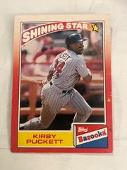 Kirby Puckett #7 Baseball Cards 1990 Bazooka Prices