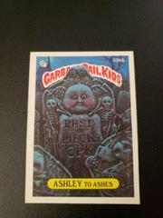 ASHLEY To Ashes #334A 1987 Garbage Pail Kids Prices