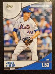 Jacob deGrom #SS-18 Baseball Cards 2022 Topps Significant Statistics Prices