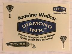 Antoine Walker Basketball Cards 1997 Fleer Diamond Ink Prices
