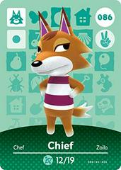 Chief #086 [Animal Crossing Series 1] Amiibo Cards Prices