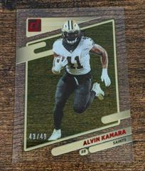 Alvin Kamara [Red] #34 Football Cards 2021 Panini Clearly Donruss Prices