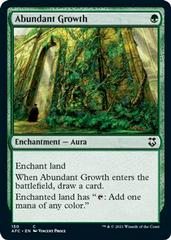 Abundant Growth Magic Adventures in the Forgotten Realms Commander Prices
