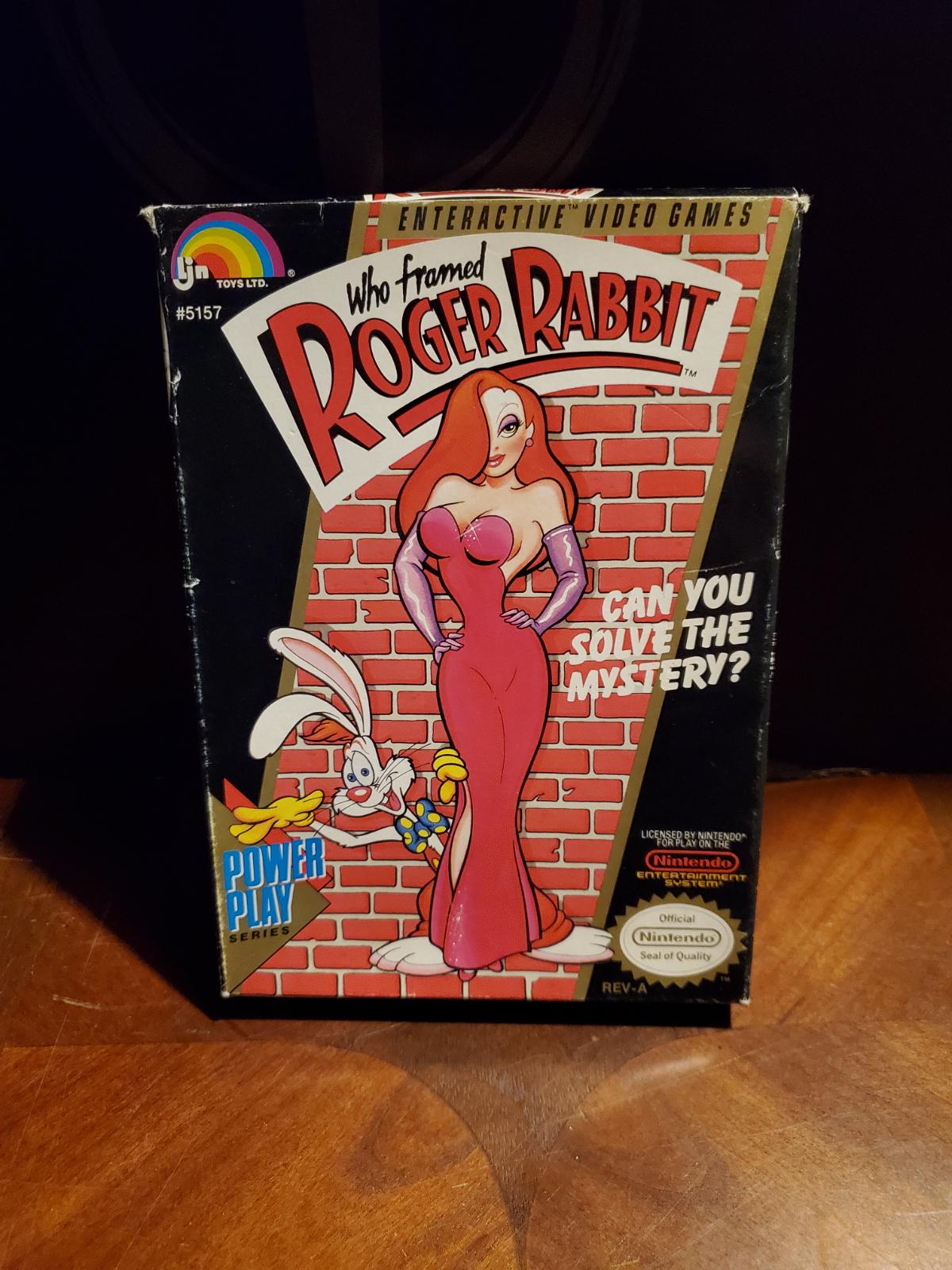 Who Framed Roger Rabbit Item And Box Only Nes 1917