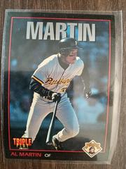 Al Martin #242 Baseball Cards 1993 Panini Donruss Triple Play Prices