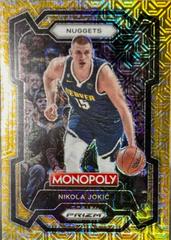 Nikola Jokic [Gold Millionaire Shimmer] #1 Basketball Cards 2023 Panini Prizm Monopoly Prices