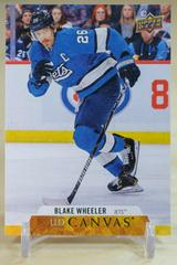 Blake Wheeler Hockey Cards 2020 Upper Deck UD Canvas Prices